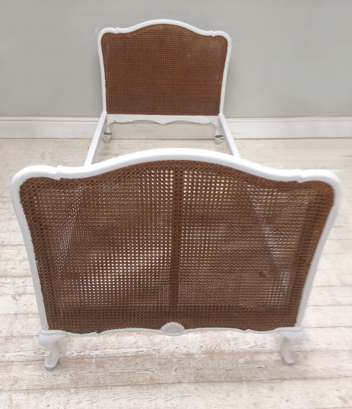 old french cane bed